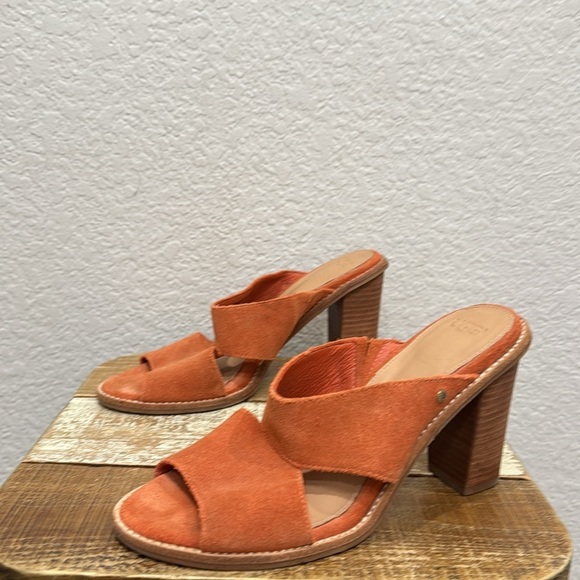 UGG Celia Suede Slide Sandal Size 7.5 - Picture 4 of 7